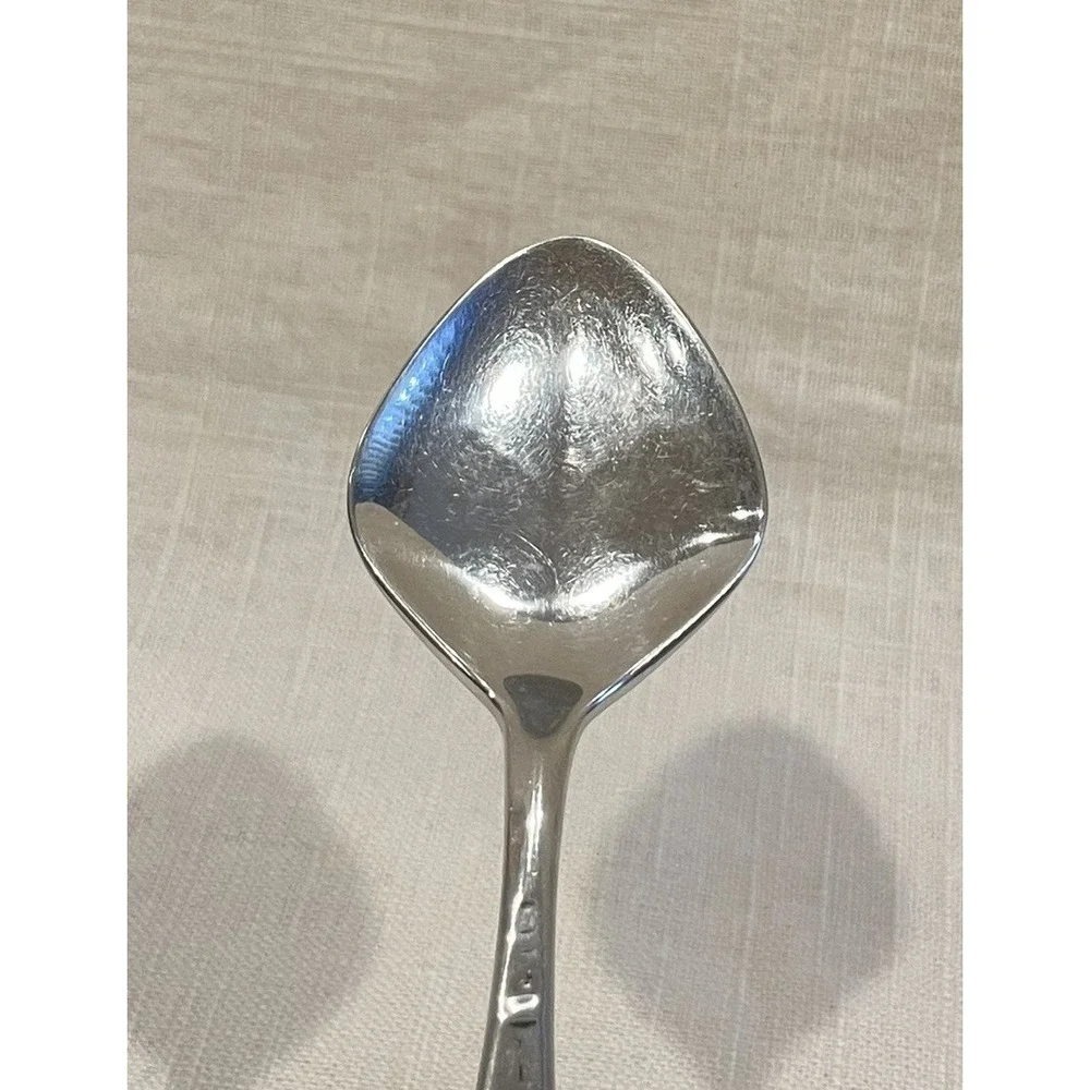 Lyon Stainless Cortez Aztec‎ Brutalist Mid Century Butter/Jam Spoon & Knife